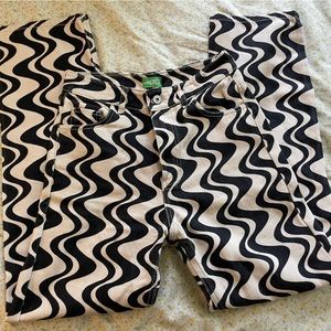 Mandinga wavy printed pants